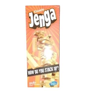 Hasbro Brown Jenga Stacking Puzzle Game